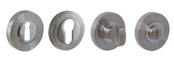 ProGriff TD-Senta auf Rosette–Chrom/Nickel matt
